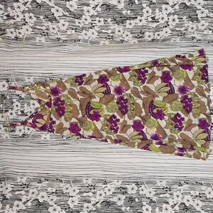 Vintage Vasarette Floral Maxi gown sz 34